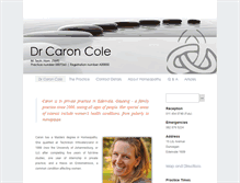 Tablet Screenshot of drcaroncole.co.za